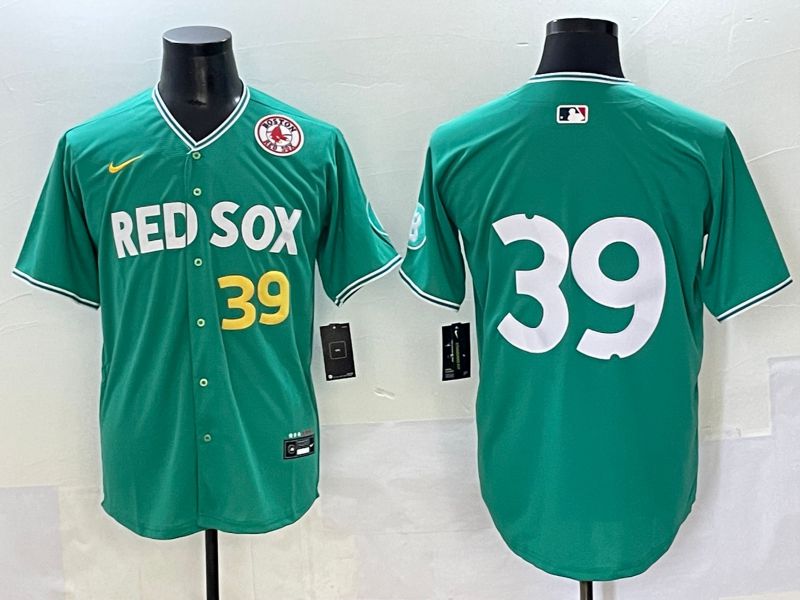 Men 2025 Boston Red Sox #39 No Name Dark Green Joint Name Nike MLB Jersey style 6->boston red sox->MLB Jersey